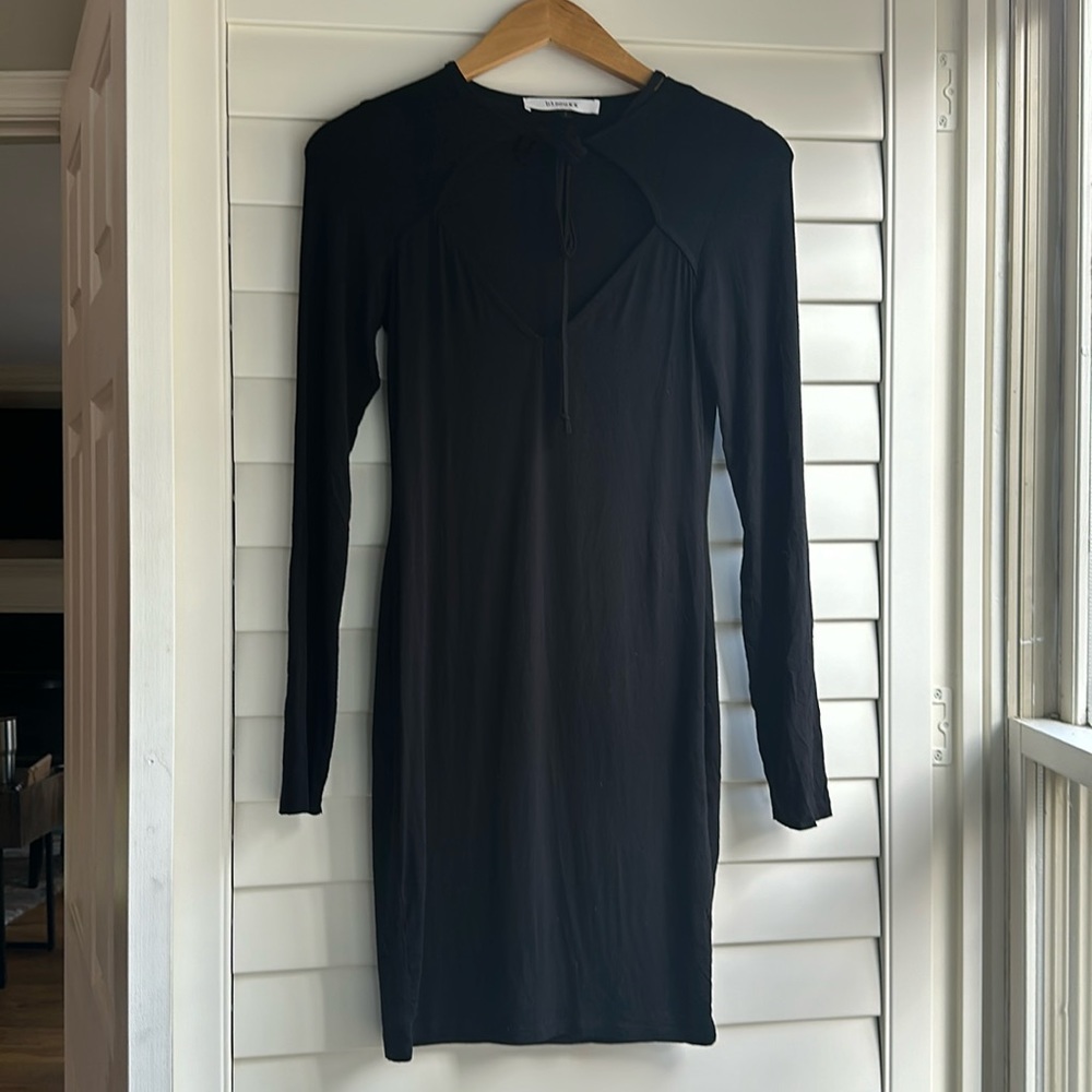 Bisouxx Black Long Sleeve Dress